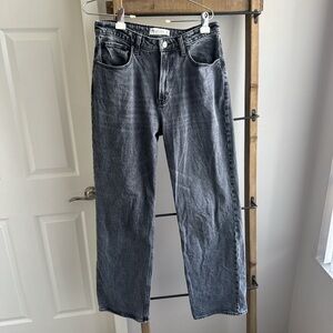 Abercrombie & Fitch Curve 90’s Relaxed High Rise Black Jean